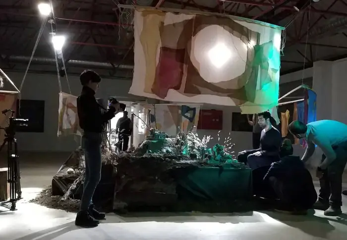Making of the installation